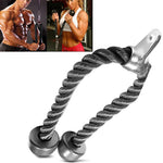 Cable Push up Pull Down Arm Rope Press Bar